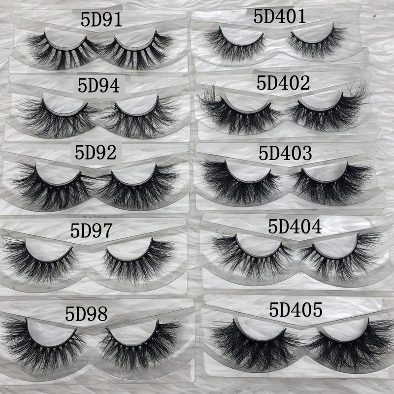 Mikiwi wholesale 100 pairs/pack 3D Mink Lashes For Makeup No Box Full Strip Lashes Mink False Eyelashes custom box