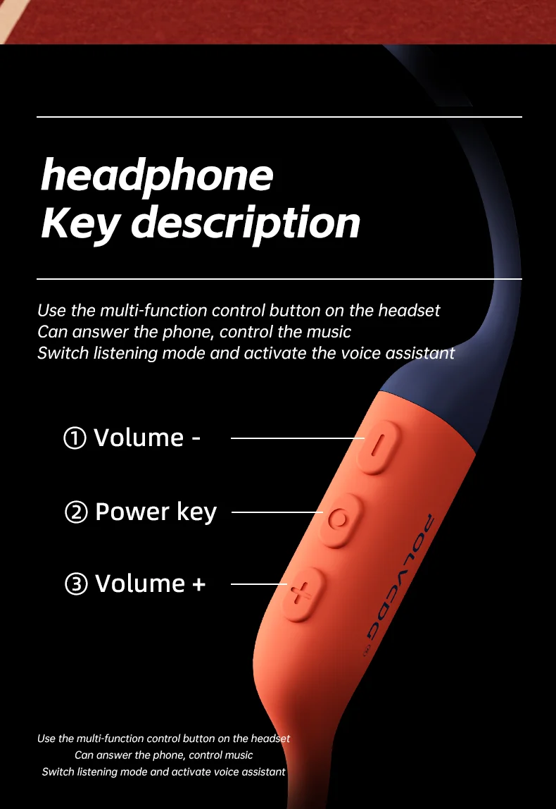 POLVCDG Knochenleitungs-Bluetooth-Kopfhörer 32GB Speicher IPX8 Schwimm-Kopfhörer Bluetooth 5.4 Silikonmaterial 2024 Neu X16 – Detail 22