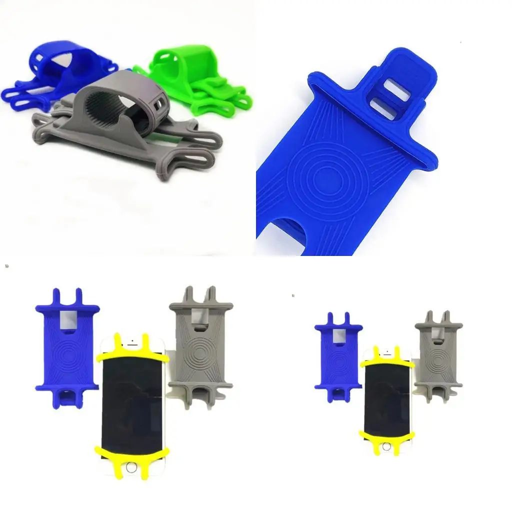 R6FE Universals Bike Phone Mount With Silicones Pad Durability Cycling Phone Holder