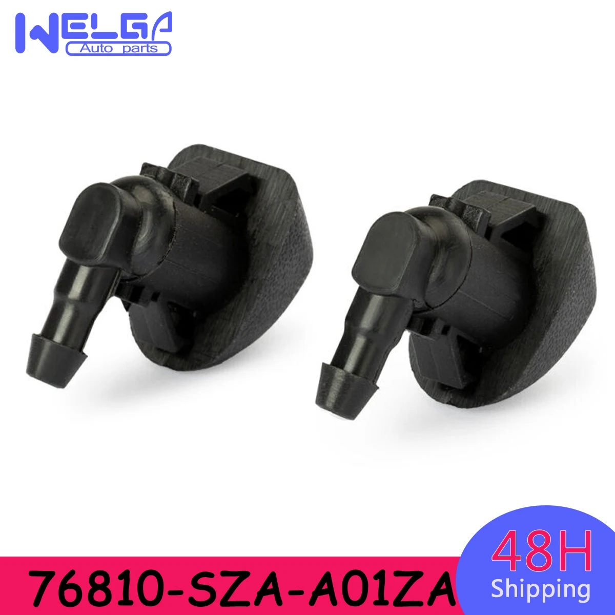 

Car Accessories 2Pcs Nozzles Washer Front 76810-SZA-A01ZA For HONDA Pilot 2009 2010 2011 2012 2013 2014 2015