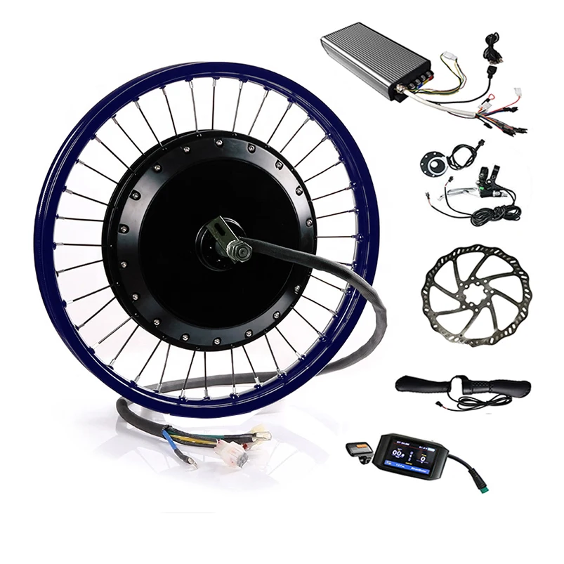 26inch Fat Tire Ebike Conversion Kit Electric Bike Kit 5000 Watt Hub Motor Inside