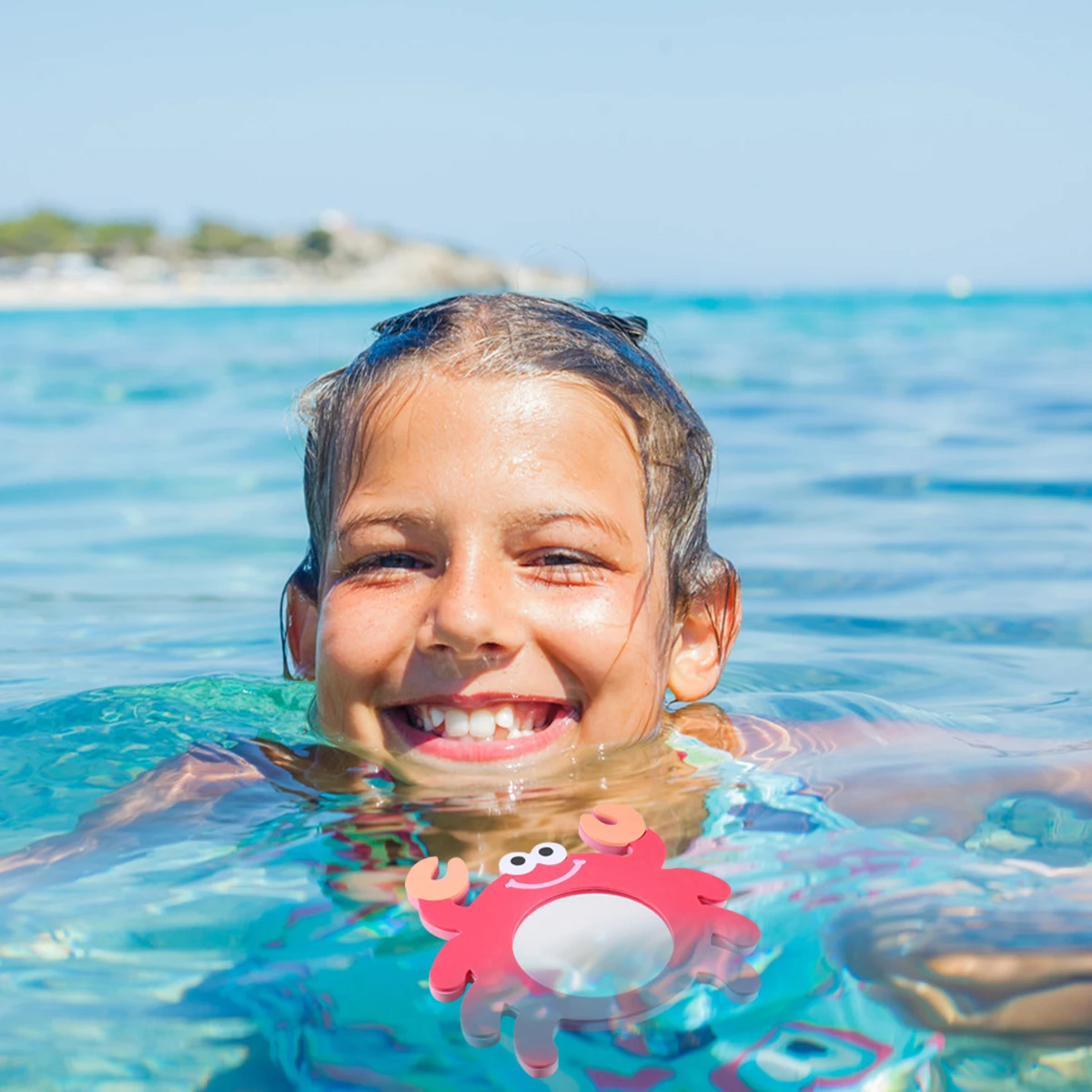 

Mirror Bathing Toys Shower Crab Cartoon Kid Baby Red Mirrors for Playtime Child