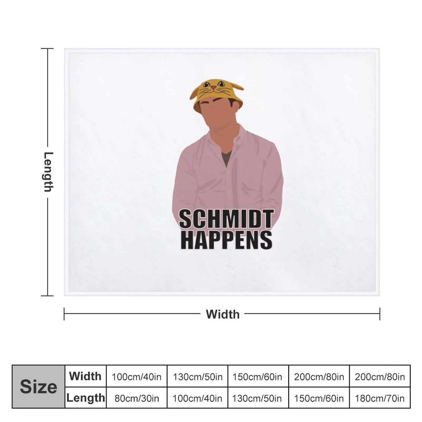 schmidt happens Throw Blanket Sofa Throw Plaid Blankets