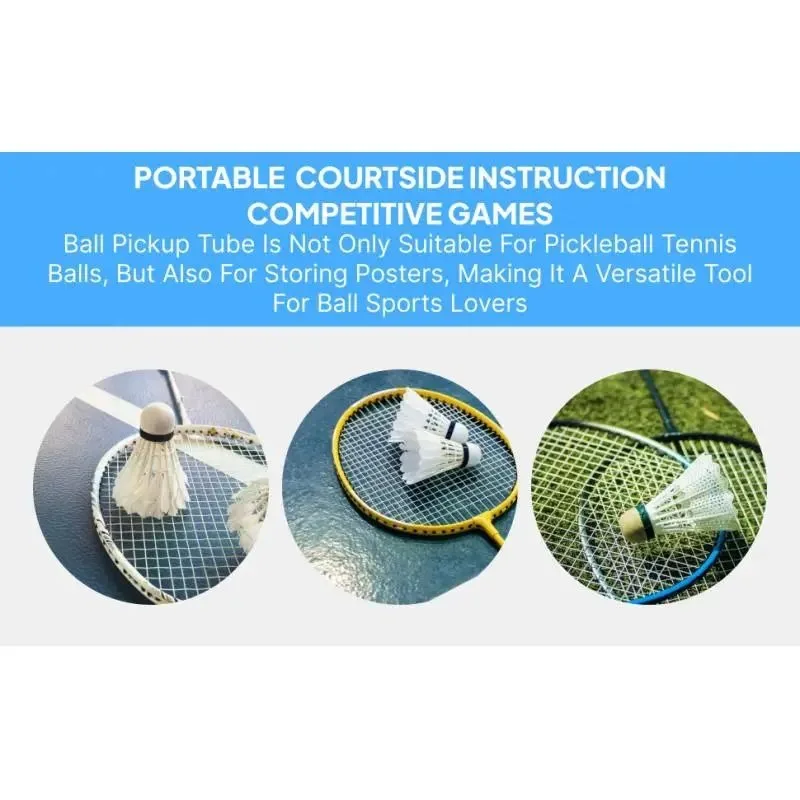 منتقي كرات التنس، تخزين علوي، أنشطة خارجية متعددة الاستخدامات، حامل كرة منتقي كرة البيسبول لمدربي التنس