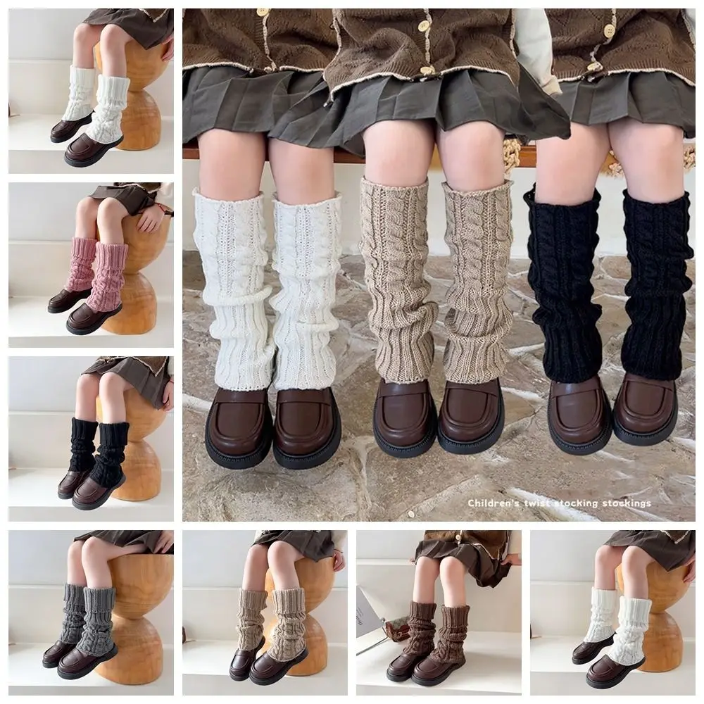 Kawaii japanischen Stil Kinder Twist Beinwärmer Harajuku JK Beinsocken lange Strümpfe Balletcore Ballett Wachen Socken Mädchen