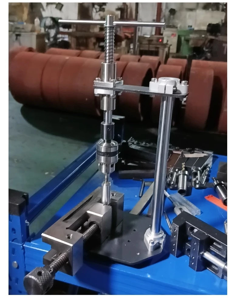 Vertical Tapping Machine,Tooth Tapping Table, Extended Ratchet, Rocking Arm, Small Handheld Adjustable Tap Wrench