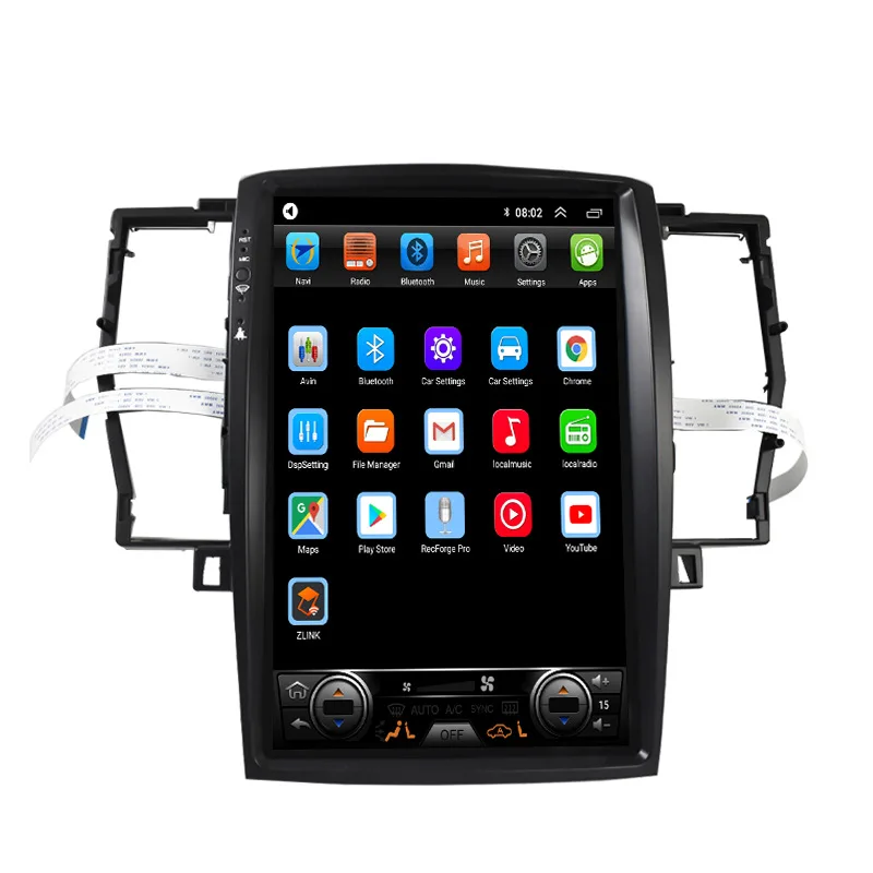 12.8Inch Android Car Navigation For Toyota Crown 12th 2004‑2009, Plug and Play, smart car systems, wireless carplay