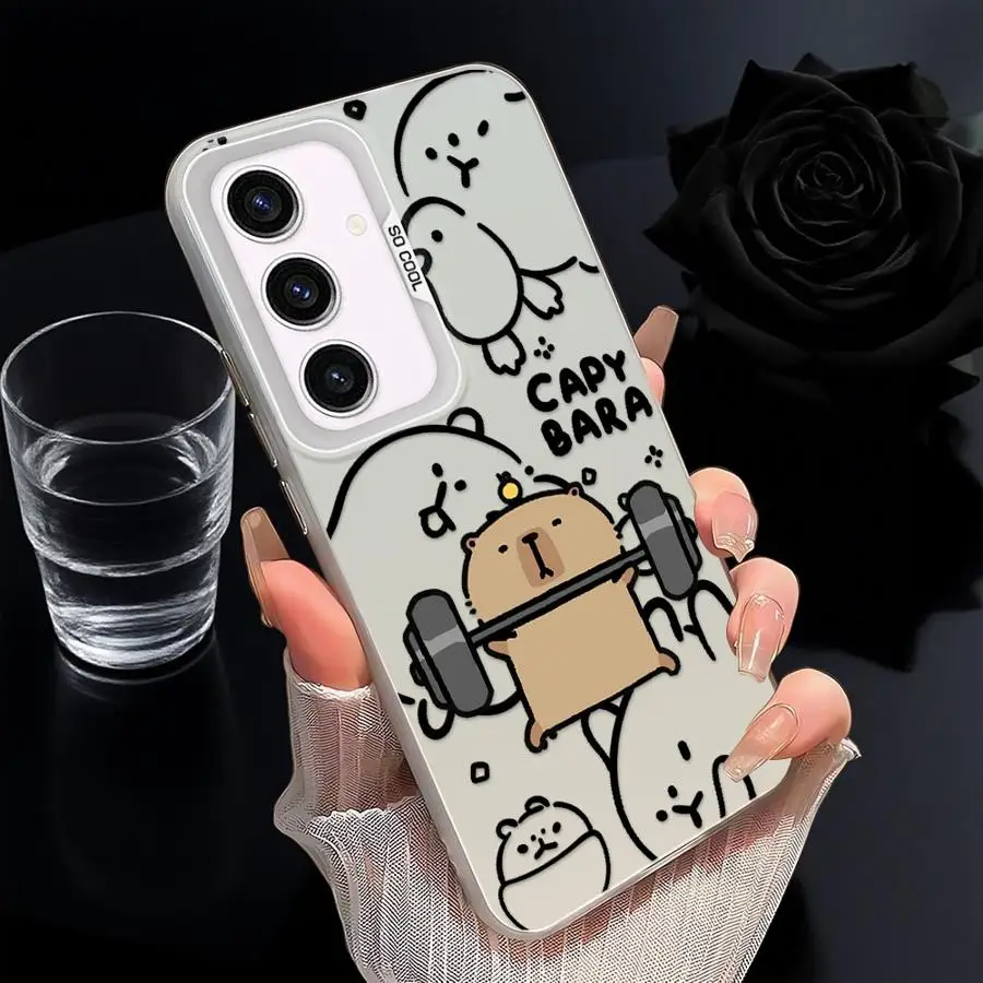 Caypabara Cool Case for Samsung Galaxy A26 A33 A34 A53 A24 A36 A23 A25 A32 A73 A22 A52 Back Phone Cover