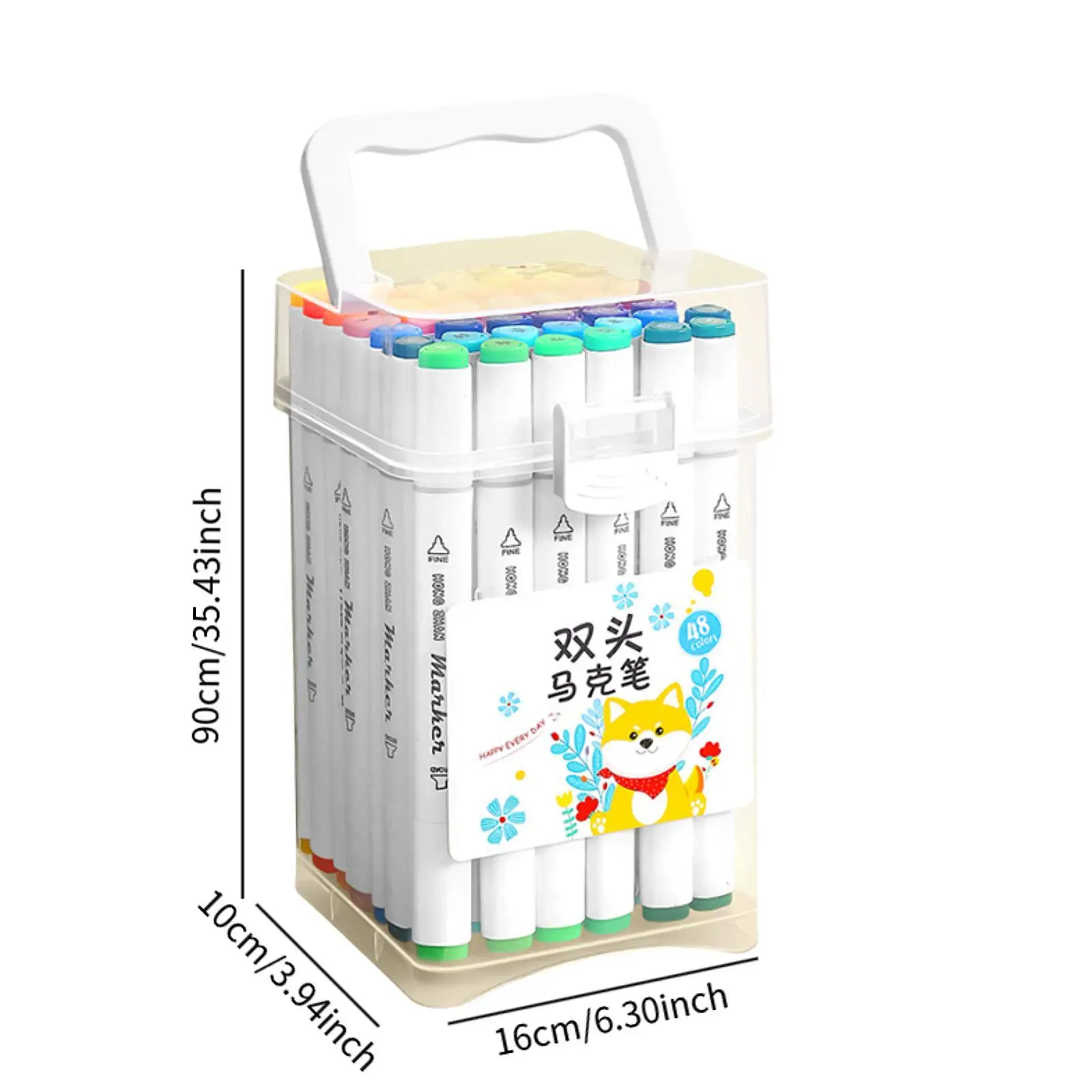 Acrylic Paint Markers Multicolor Professional Quick Drying with Carry Bag for Enthusiasts Note Taking DIY Crafting Wood Canvas