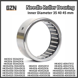 2PCS Automobile Pressed Needle Roller Bearing Inner Diameter 35 40 45 MM HK3512 3516 3520 354316 354325 4020