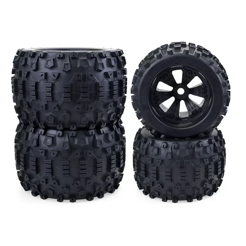 ZD 2PCS Pneumatici delle ruote 170MM Monster Truck Ruote Pneumatico 17mm Mozzo Esagonale per 1/8 RC Auto Fuoristrada HPI Redcat Rovan Savage Auto da corsa