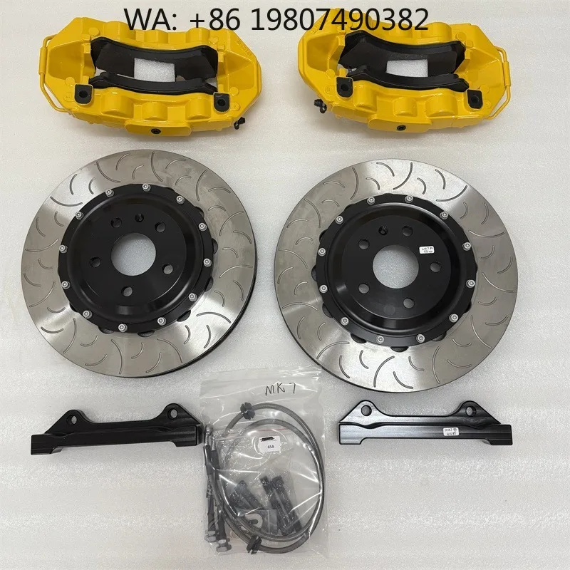 

6 Piston Forged Brake Caliper Kit High Performance Racing Brake System Modified Big Brake Rotor Set Universal For Vehicle Refit