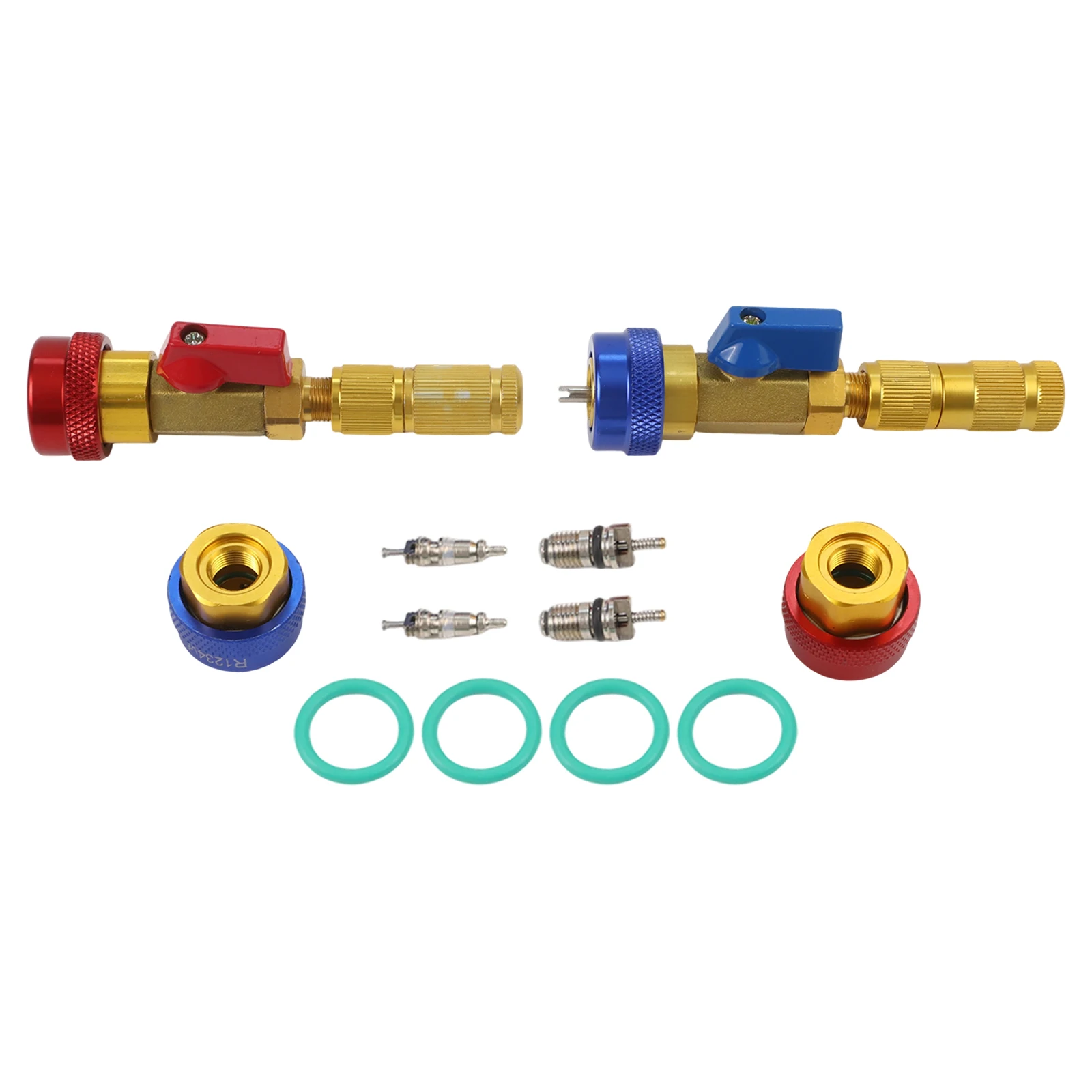 

Для автомобильного кондиционера, инструмент для сердечника клапана переменного тока, установщик сердечника клапана, желтый, серебристый, латунный, конструкция, встроенный шаровой клапан