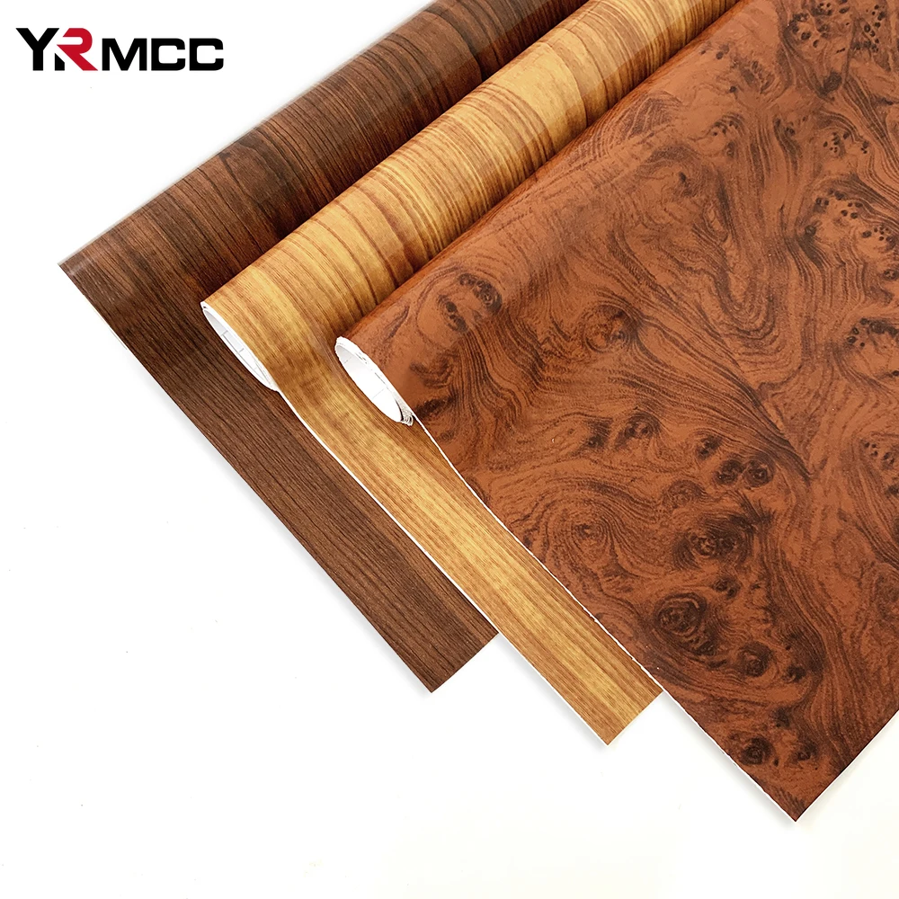 Wood Grain Car Stickers Interior PVC Wood Grain Textured Stickers Protective Vinyl Sticker Decal Wrap Film Styling Car Stickers