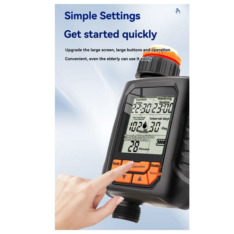 AT19-Watering Garden Irrigatio - Mist Cooling System Outdoor Patio 15M recension och pris
