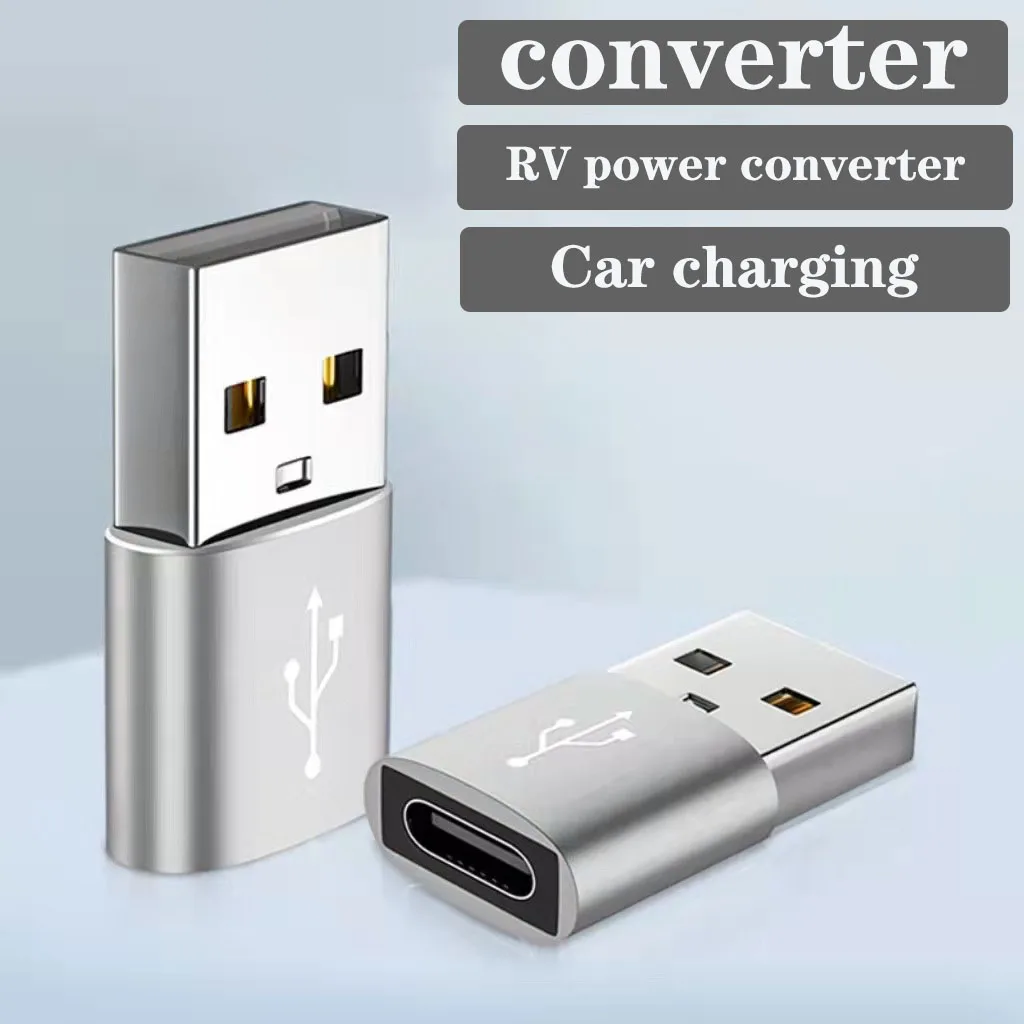 

Car Power Supply Charger Converter Type C to USB PD Interface Data Transmission USB Car RV Power Converter Accessories Adapter
