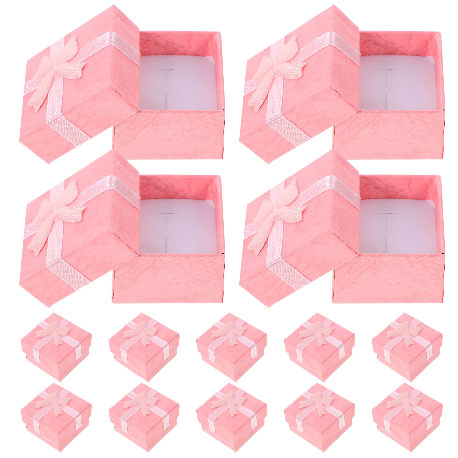 

24pcs Gift Storage Case for Earrings Necklace Organizer Bulk Jewelery Stylish Jewelery Boxes Boxes Hard Paperboard