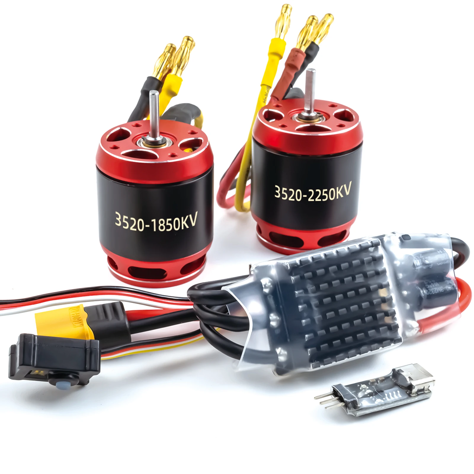 AM32 Programming Crawler ESC Power System Brushless Motor Combo RM-S20 Combo 80A ESC for RC Car Axial Traxxas SCX10 TRX-4 TRX-6