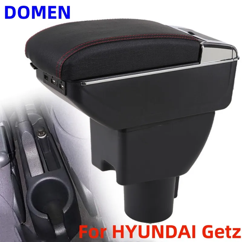 

For HYUNDAI Getz armrest box Original dedicated central armrest box modification accessories Dual Layer USB Charging