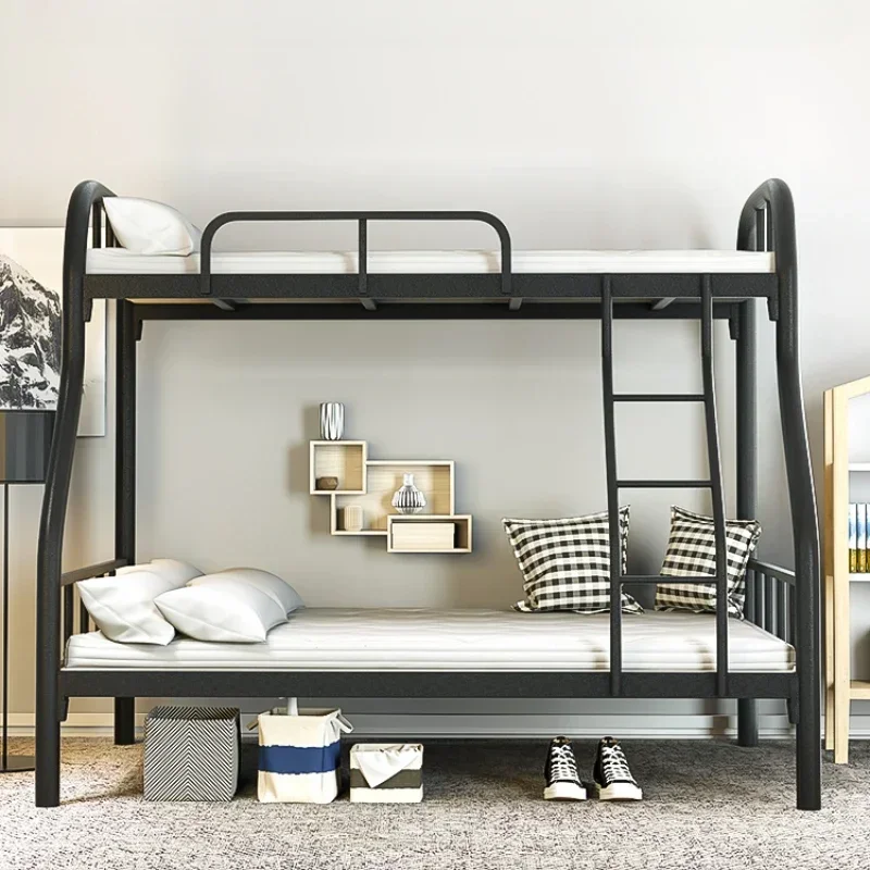 Upper And Lower Bunk Bed Iron Frame Thickened Bed Child And Mother Bed Litera Cama Beliche Bedroom Furniture