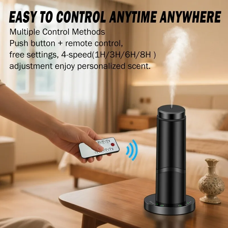 

Беспроводной умный аромадиффузор для эфирных масел, коммерческий, для отелей и лобби, с функцией распыления ароматов