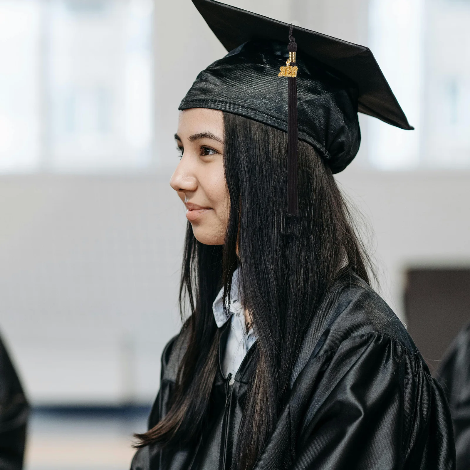 10 pçs boné de formatura borla decorações 2026 pingente comemorativo elegante chapéu acadêmico borlas para o ensino médio faculdade