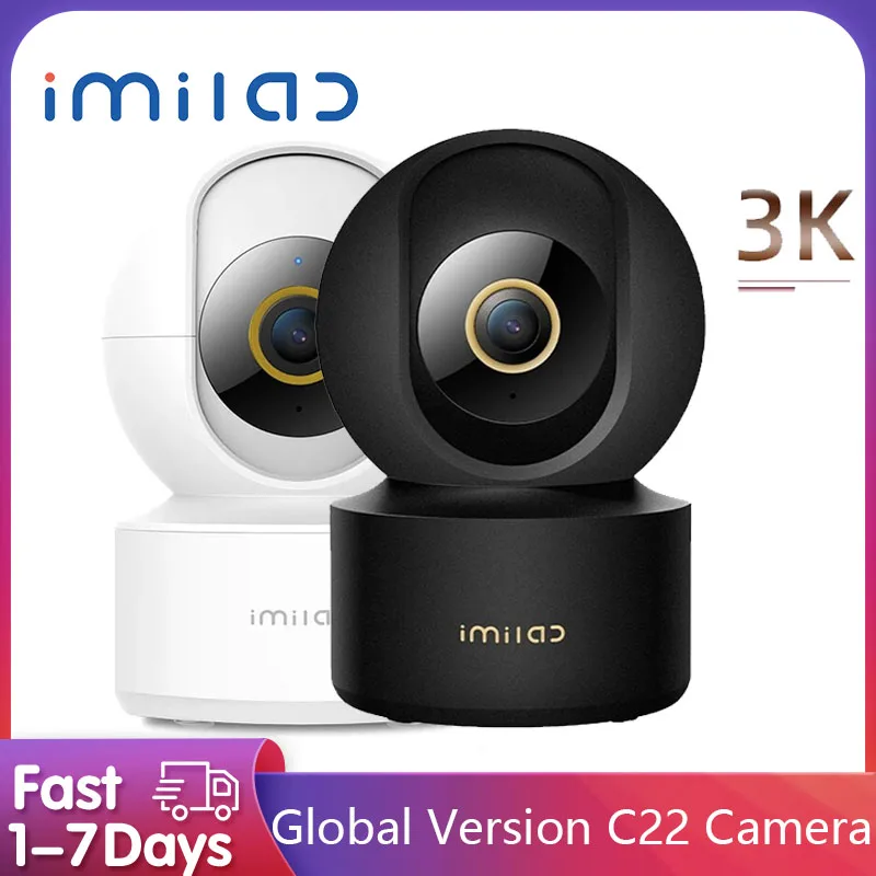 Global IMILAB C22 Security Camera 3K Powerful AI Algorithm CCTV Security Protection Indoor IP Camera Support Mi Homes APP