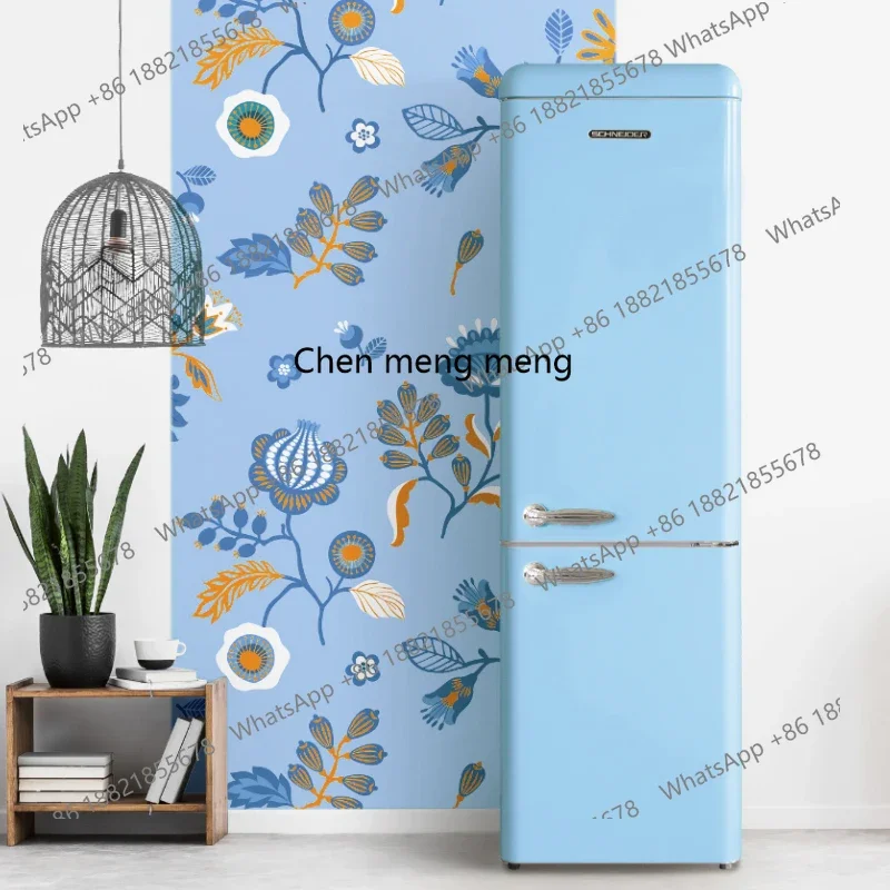 

251L retro refrigerator double door household large-capacity refrigerated freezer first-class energy efficiency
