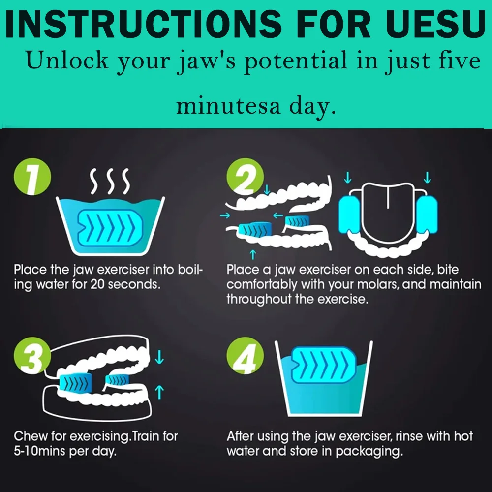 40/50/60LBS سيليكون الفك خط التمارين الفك مضغ الكرة اللياقة البدنية تونر للوجه والرقبة مدرب العضلات الذقن الخد ممارسة #5