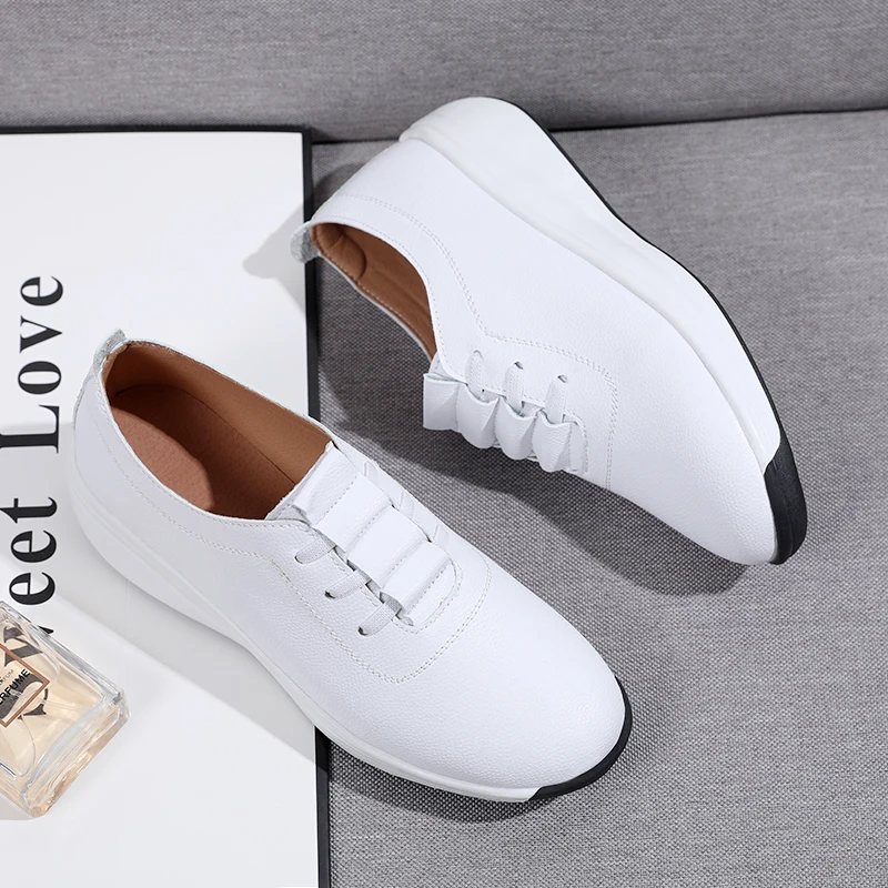 Spring 2022 New Cross-border Casual Foot Set Women's Shoes Snail Shoes Sweet Middle-aged Mother Shoes Comfortable Single Shoes