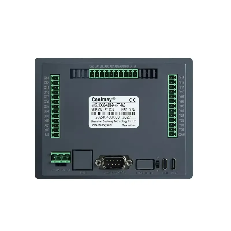 Economical HMI and PLC All in One Supports Modbus RTU Programmable Logic Controller