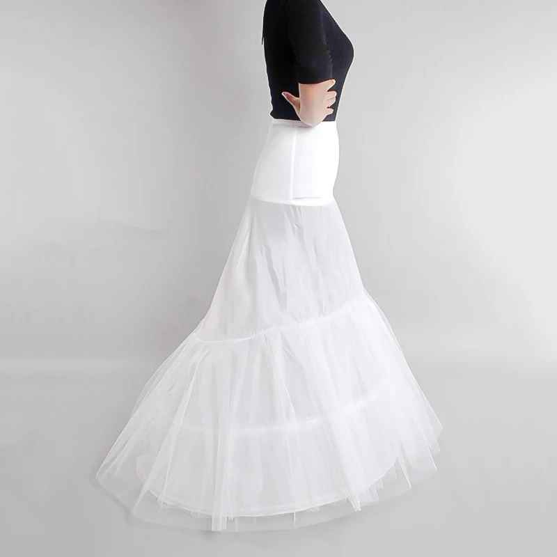 Petticoat Ruches Korte Rok Innerlijke Hoepel Ondersteuning Bruids Trouwjurk Bubble Tutu Rok Gezwollen Half Slip Crinoline Onderrok