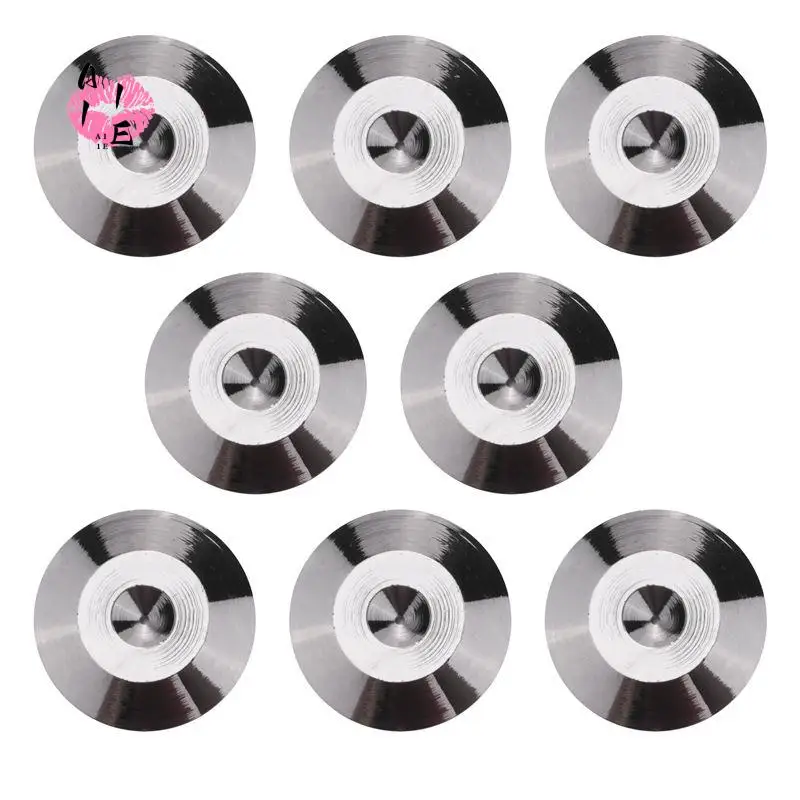 A11E-8PCS Metal Shockproof Foot Spikes Pads Stands Mats For Speakers CD Players Turntable Amplifier DAC Recorder Feet Pad