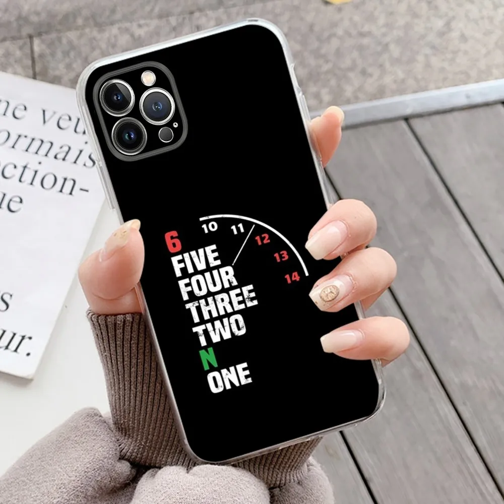 1N23456 Motorcycle Phone Case Silicone Soft for iphone 14 13 12 11 Pro Mini XS MAX 8 7 6 Plus X XS XR Cover