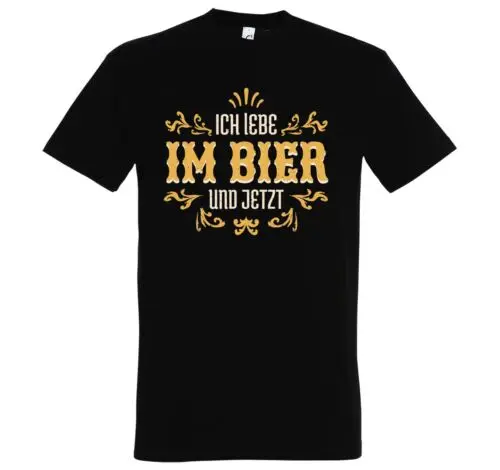 

Youth Designz im Bier und Jetzt Herren T-Shirt mit Print Lustig Trinken Party