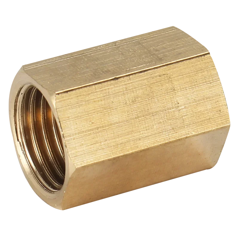 Brass Copper Hose Pipe Fitting Hex Coupling Coupler Fast Connetor Female Thread 1/8\