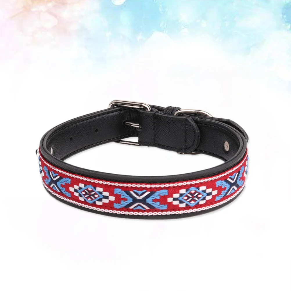 

1pc 20*50cm Pet Collar Folk-custom Cortex Pet Dog Puppy Collar For Pet Dogs dog collar pet dog collar