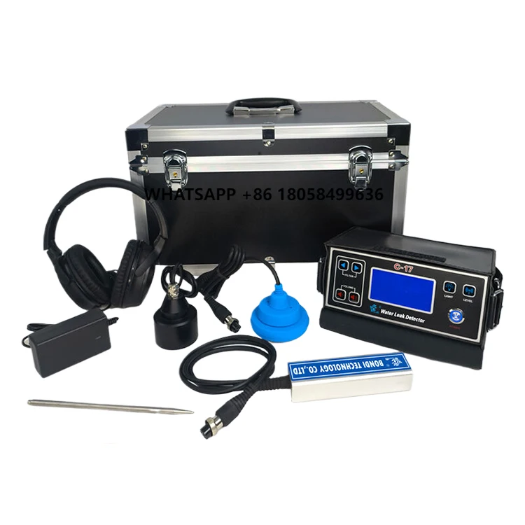 

China Digital Underground Pipeline Fault Detector LCD Display Water Leaka Noise Detector Continuity Measurement Lithium Battery