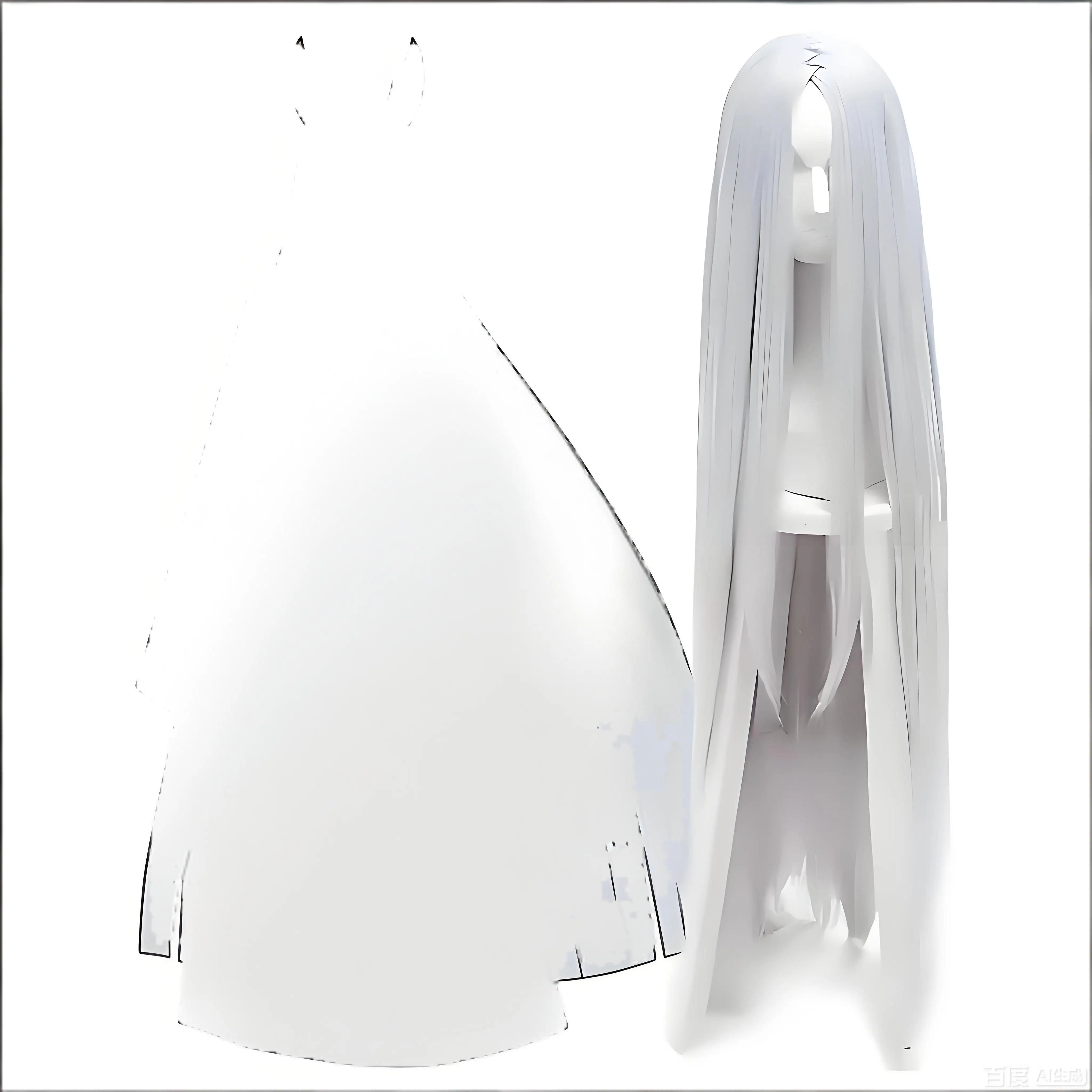 Silver Gray Straight Cosplay Wig Extra Long 100-150cm Middle Part Anime Goddess Style Heat Resistant Synthetic Hair for Women