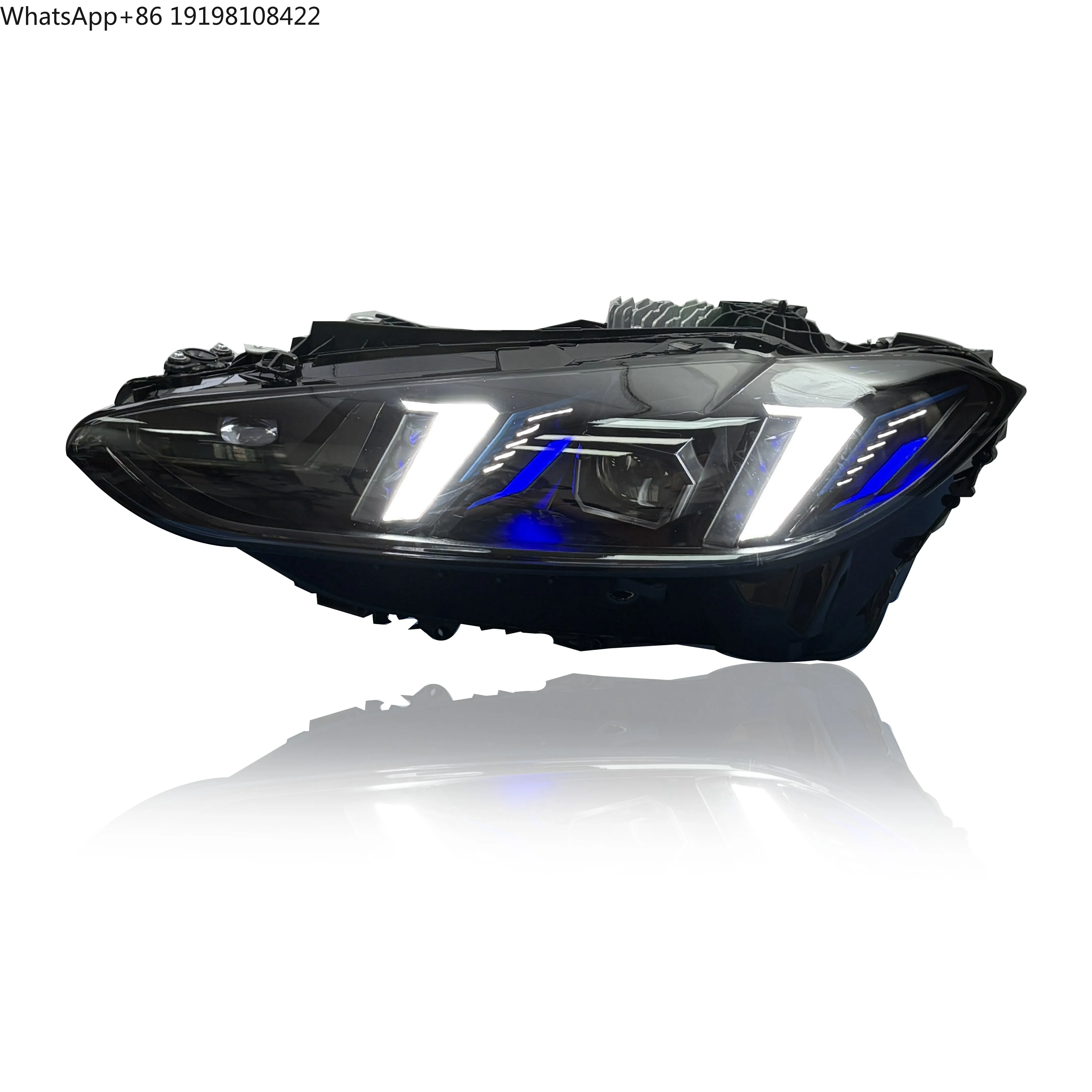 

SJC Auto Part Headlights Suitable for BMW 4 Series 21-25 G22 G82 G80 G26 Yellow+White Headlight Assembly Modified Shadow Version