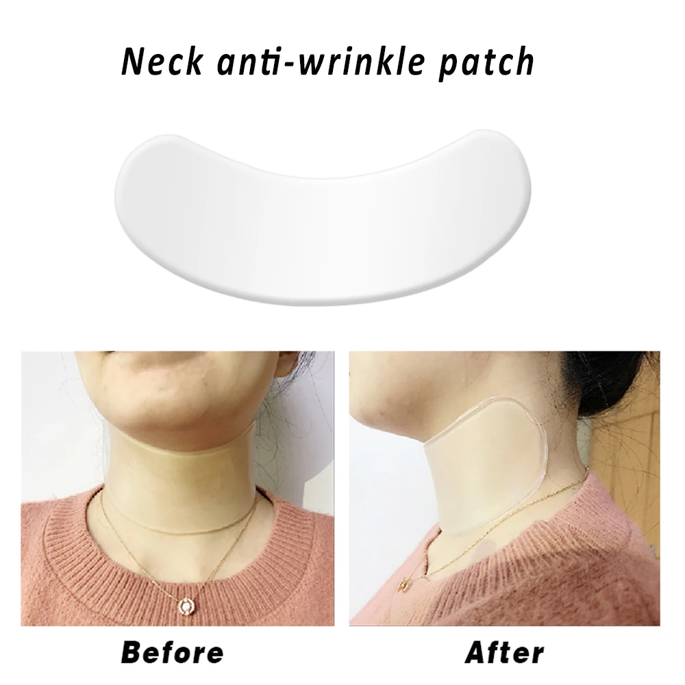 

Silicone Anti Wrinkle Patches Anti-Aging Wrinkle Chest Pad Neck Wrinkle Treatment Reusable Chest Neck Wrinkle Remover Pad Stick