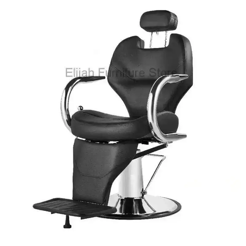 كرسي دوار محطات كرسي الحلاق لمصفف الشعر مسند الظهر القابل للإزالة Cadeira Barbeiro أثاث صالون تجميل احترافي #5