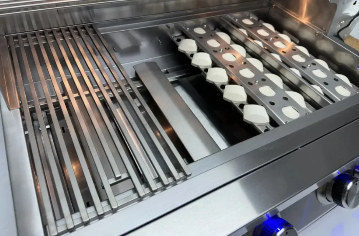 

Factory Supply Outdoor Kitchen Professional Stainless Steel 5+1 Burner 40 Inch Built-in BBQ Gas Grill