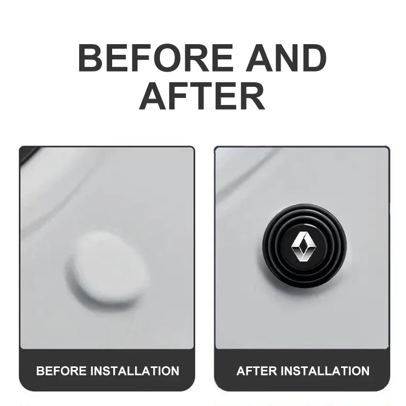 Car Anti-Collision Pad Shock Absorption Buffer Sticker For Renault Megane 2 3 Twingo Clio Talisman Captur Trafic Car Accessories