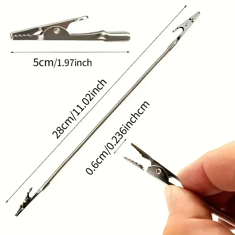 3Pcs Stainless Steel Mosquito Coil Holder Adjustable Clip Heat-Resistant Anti-Tip Indoor Outdoor Insect Repellent Burner