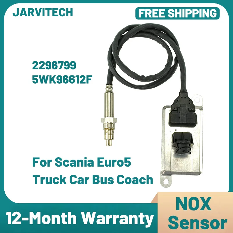 

Nox Sensor 2296799 5WK96612F 24V For Scania Engine Spare Parts 2020691 1872080 2247379 5WK96612D Nitrogen Oxygen