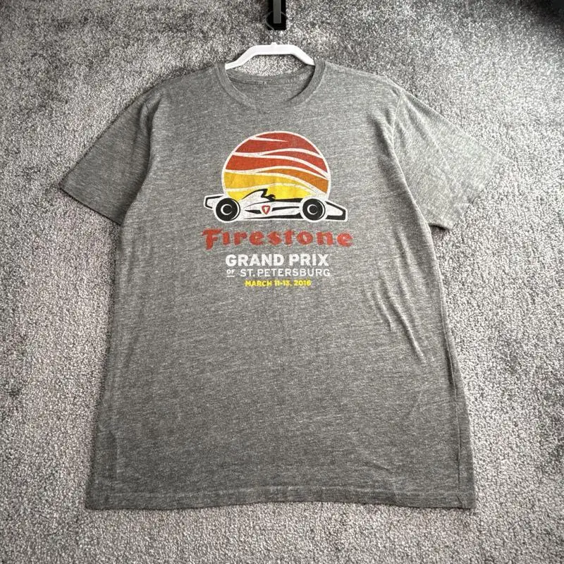 CAMISETA DE COCHE INDY APAREL AUTÉNTICO GRAND FIRESTONE GRAND PRIX ST. PETERSBURG 2016