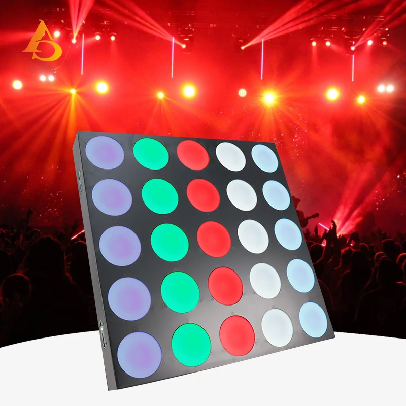 4Pcs/Lots 25x30W RGBW 4 in 1 LED Matrix Stage Lights DMX512 Stage Effects Lights for DJ Disco Party Ballroom Club