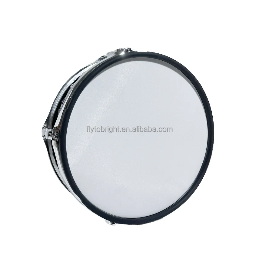 

Hooqu 10 12 14 Inch Steel Percussion Musical Instrument Electronic Electric Snare Tom Drums Set Kit Snare With 6 Trigger Plate