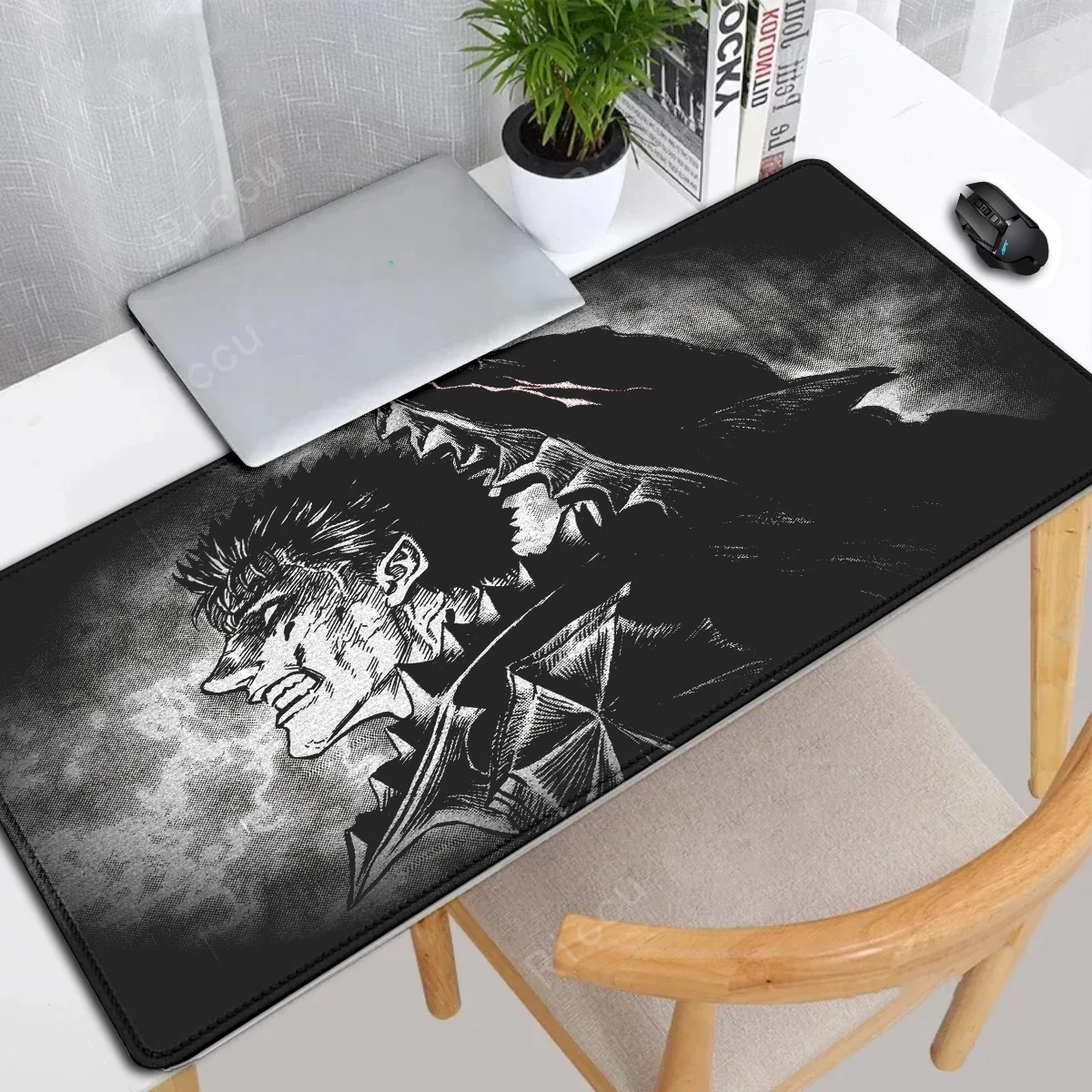 Oyun aksesuarları Varmilo klavye bilgisayar mousepad CS gitmek LOL mouse pad b-berserk Guts Anime Dywan Gamer 900X400mm XXL DeskMat